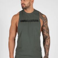 Milo Drop Armhole Tank Top - Green