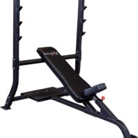 Pro Clubline SOIB250 Olympic Incline Bench with Spotter Stand