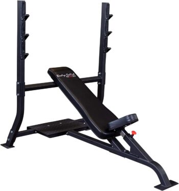 Pro Clubline SOIB250 Olympic Incline Bench with Spotter Stand