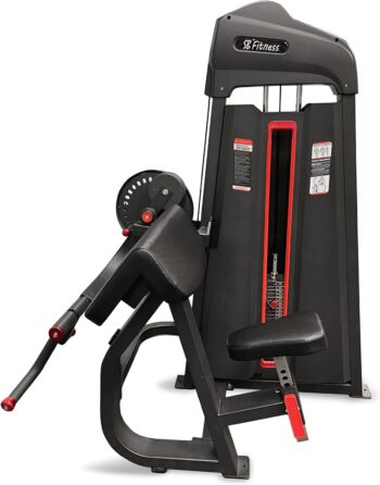 SB Fitness BT200 Commercial Bicep/Tricep Combo w/200 lb. Weight Stack to Develop, Tone and Strengthen Your Biceps, Triceps and Forearms