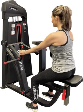 SB Fitness Commercial Vertical Row w/200 lb. Weight Stack Develop, Strengthen and Tone Back, Shoulders, Forearms and Biceps