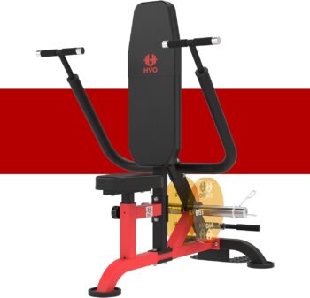 HVO Seated Dip Machine Tricep: Dip Machine Exercise for Biceps Chest Plate Loaded Gym Equipment