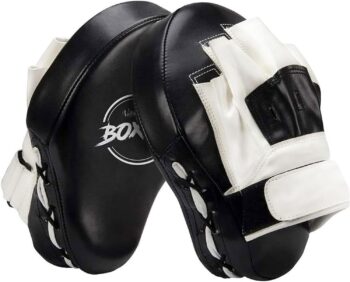 Valleycomfy Boxing Curved Focus Punching Mitts- Leatherette Training Hand Pads