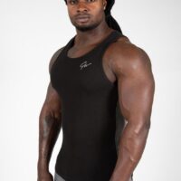 Richmond Rib Tank Top - Black/Gray