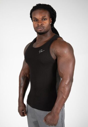 Richmond Rib Tank Top - Black/Gray