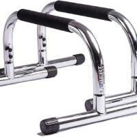 Lebert Fitness Parallette Push Up Bars Dip Station Stand - Perfect for Home and Garage Gym Exercise Equipment - Gymnastics, Calisthenics, Strength Training Parallel Bars for Men and Women