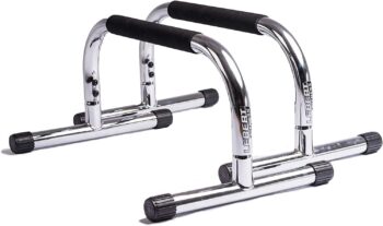 Lebert Fitness Parallette Push Up Bars Dip Station Stand - Perfect for Home and Garage Gym Exercise Equipment - Gymnastics, Calisthenics, Strength Training Parallel Bars for Men and Women