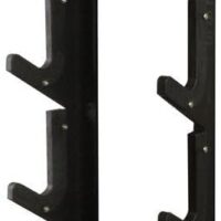 Valor Fitness Horizontal Wall Mounted Olympic Barbell Storage Racks 6 & 8 Bar Gun Rack