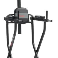 Sunny Health & Fitness Power Tower – Multi-Functional Fitness Equipment for Strength Training, Home Gym, Full Body Workouts with Captain’s Chair, Dip Station, Pull-Up Bar, Push-Up & Core Trainer